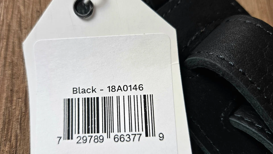 Correa de guitarra de cuero negro LUXE by Martin Foto 4 de 4