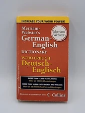 Merriam Websters German English Dictionary Harper Collins 2010