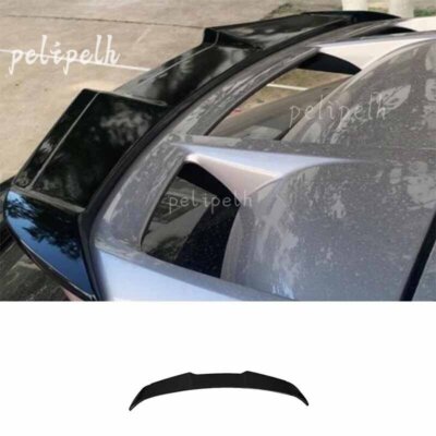 Roof Trunk Spoiler Wing Flap Fit For Toyota CHR CH-R 2018-2022 Bright Black 1PCS