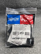 Tripp Lite Displayport to VGA Adapter Converter Active DP to VGA M/F 6 inch 6"