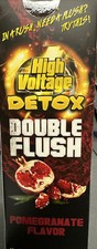 High Voltage DOUBLE FLUSH Detox Drink  Capsules, pomegranate, flavor, 16oz