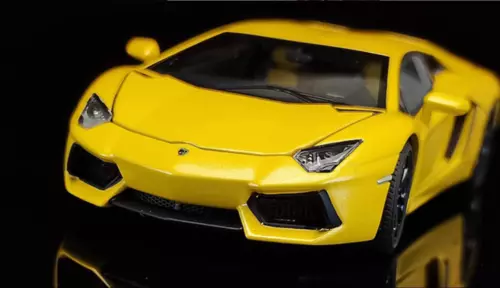 AUTOart 1/43 Alloy fully open car model Lamborghini Aventador LP700-4 Yellow - Picture 11 of 11