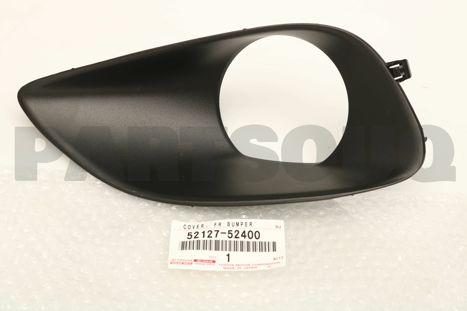 5212752400 Genuine Toyota COVER, FRONT BUMPER HOLE, RH 52127-52400 