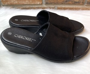 backless platform sandals