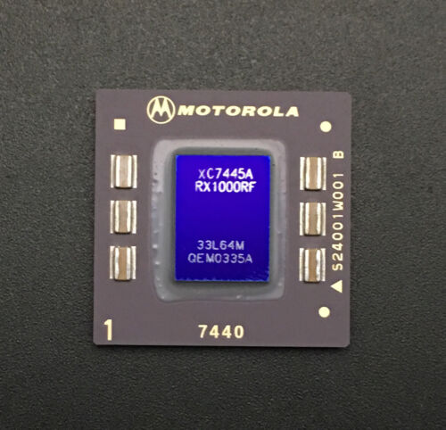 Processeur Motorola PowerPC G4 CPU XC7445A RX1000RF 1000 MHz 1 GHz BGA360 NEUF - Photo 1 sur 3