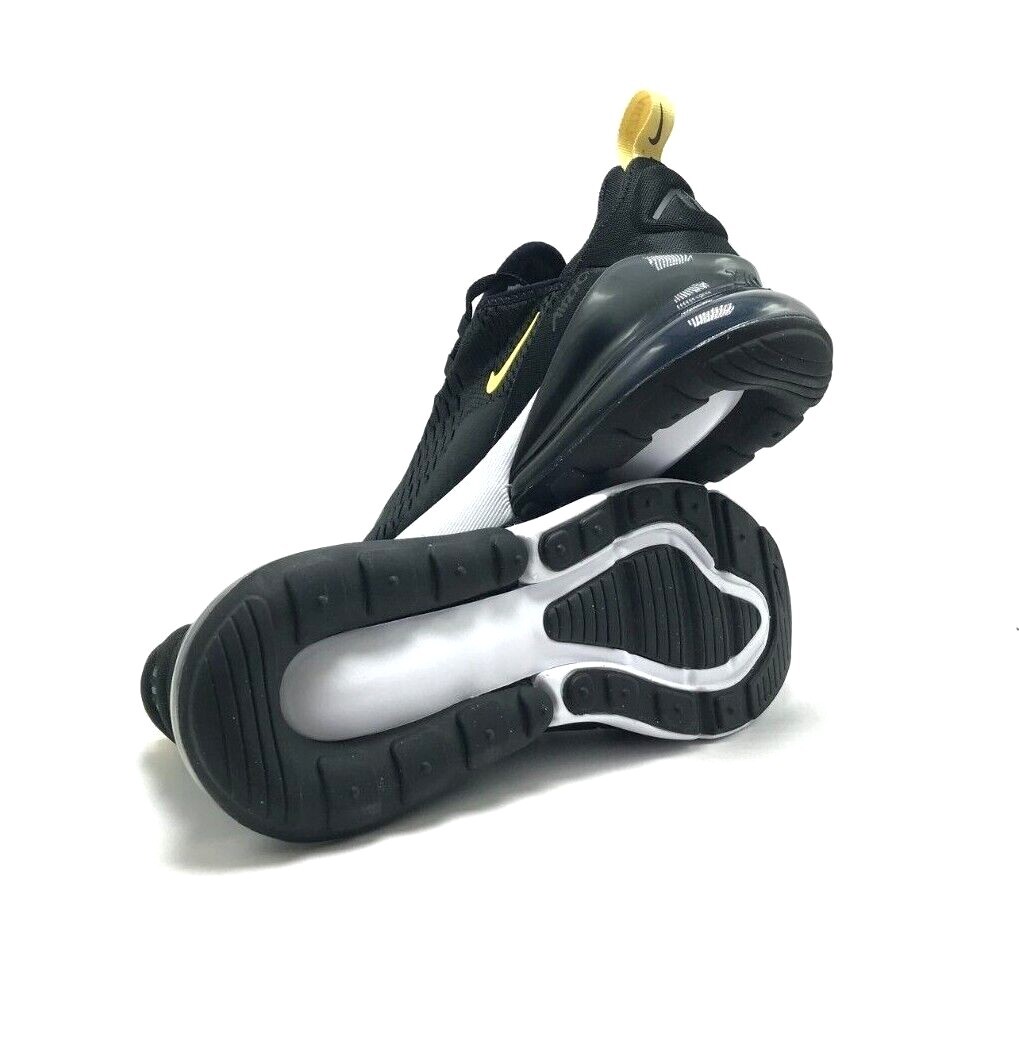 NEW* YOUTH Grade-School NIKE AIR MAX 270 (GS) BLACK/GOLD/RED