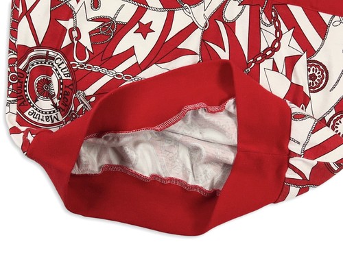 VINTAGE HERREN ROT WEISS AOP YACHT CLUB POLO GRÖSSE S - Bild 11 von 16