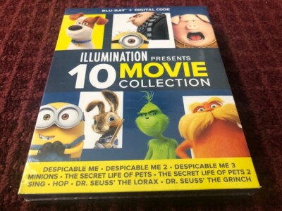 Illumination Presents: 10-movie Collection (Blu-ray) *Brand New