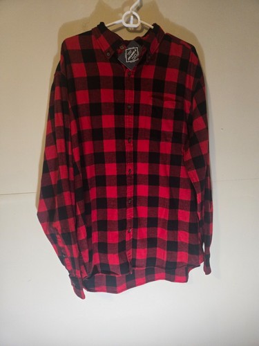 NWT St John Bay Buffalo Plaid Long Sleeve Button Down Super Soft Flannel XL - Picture 3 of 24