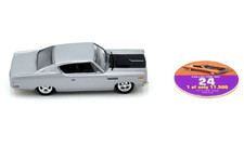 1998 Johnny Lightning Muscle Cars U.s.a. 1970 Amc Rebel Machine Silver 24 Loose
