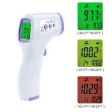 Large LCD Digital Infrared Thermometer Non-contact Forehead Baby Temperature Gun