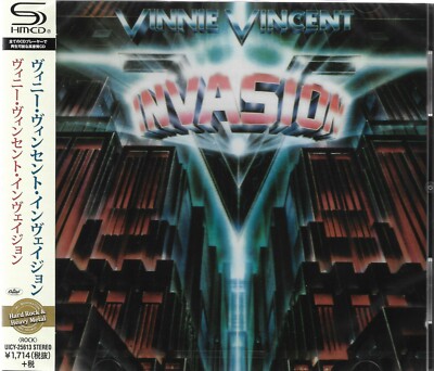 VINNIE VINCENT INVASION S/T NEW JAPAN CD RMST AUDIOPHILE SHM CD KISS - SLAUGHTER