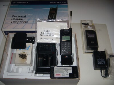 MOTOROLA MICROTAC ELITE 1994 COMPLETO UNICO + SCATOLA ACCESSORI