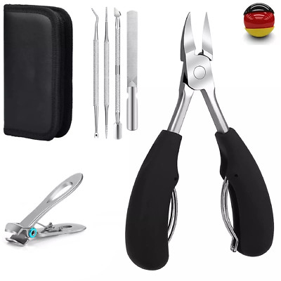 Profi Fußnagelzange Set - Super Scharfer Nagelschere Fussnägel Dicke Fußnägel