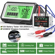 ANCEL BM200 PRO 12V LED Car Battery Tester Monitor Charging Capacity Analyzer US