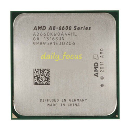 AMD A8-6600K Quad core 4M 3.9 GHz AD660KWOA44HL 100W Socket FM2 CPU Processors - Picture 2 of 3