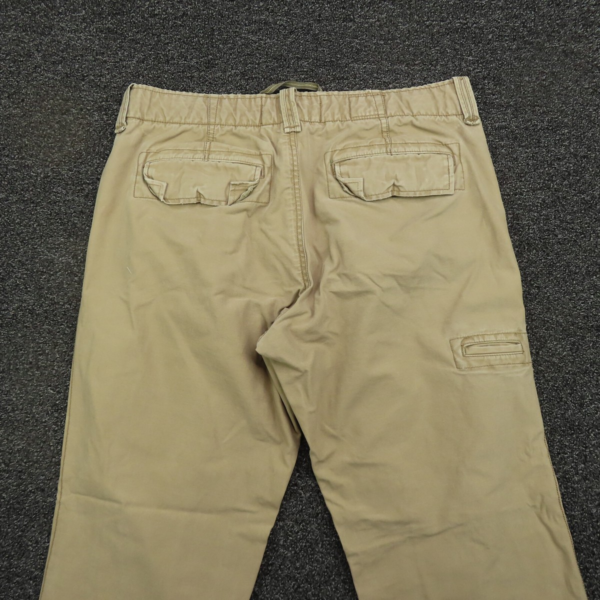 1969 Rugged Khaki Pants Adult 36x34 Chino Straight Cut Regular Fit