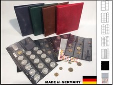 Coin Album Mix Optus Classic Red 5 Coin Sheets + ZWL Flag Set Look OP-1005-R