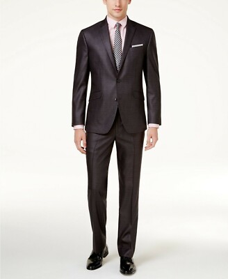 Blazer Kenneth Cole Reaction Charcoal Suit NEW Kenneth Cole