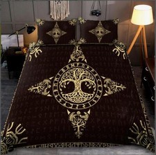 Tree of Life Art Bedding Set Gift Quilt Duvet Cover Single Double King Size UK