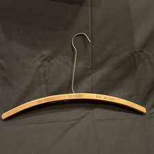 Vintage RARE KREEGERS NEW ORLEANS Wooden FUR Storage Coat Dress Hanger 1920's 30