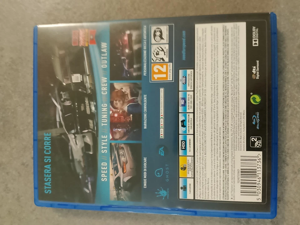 Need For Speed - Playstation 4 PS4 - PAL ITA - Immagine 2 di 3