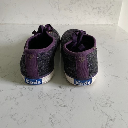 Sneakers stringate Keds x Taylor Swift tela viola taglia 6 WF53223M moda autunno - Foto 9 di 13