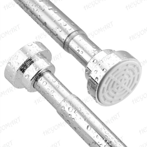 Adjustable Telescopic Shower Curtain Rail Rod Pole 21" - 78" Stainless Steel - Picture 9 of 14