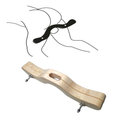 Male-Bondage-Chastity-Ring-Scrotum-Testicle Ball Clamp Crusher CBT Enhancer Men