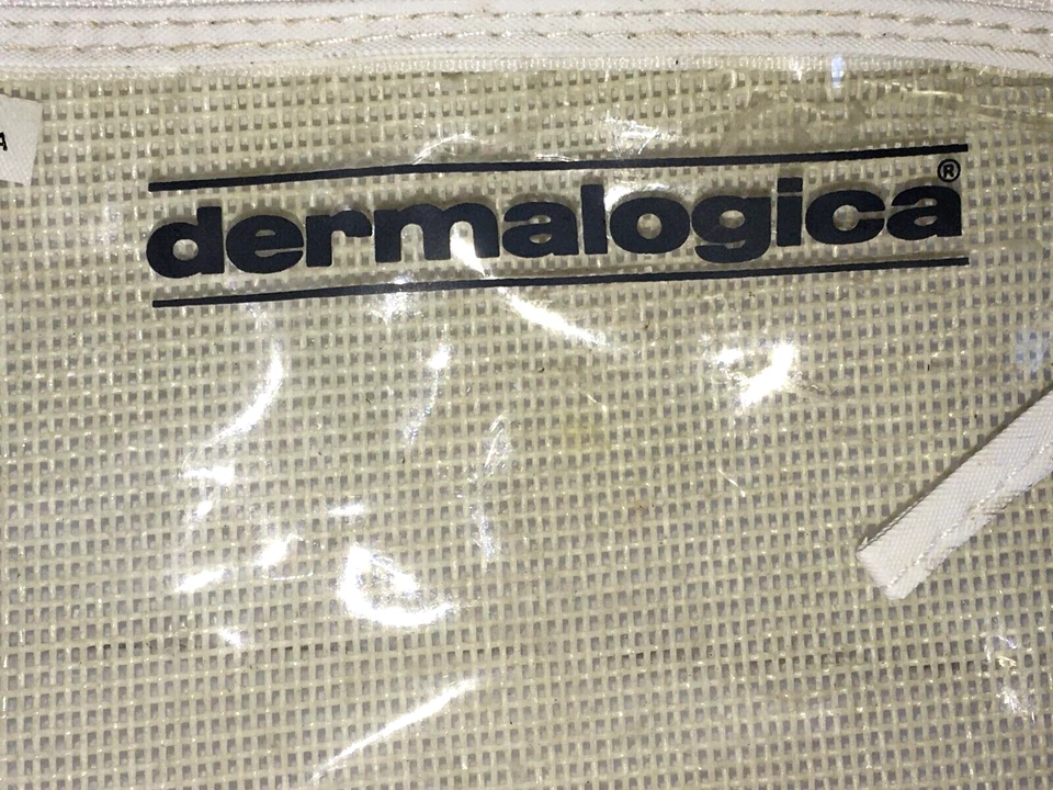 DERMALOGICA Clear Bag SKIN ESSENTIALS TRAVEL BAG Storage Bag MAKEUP BAG CASE - image 3 of 4