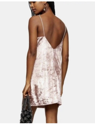 pink glitter slip dress For Love and Lemons Glitter Slip Mini in Red – TrenLend main image 0