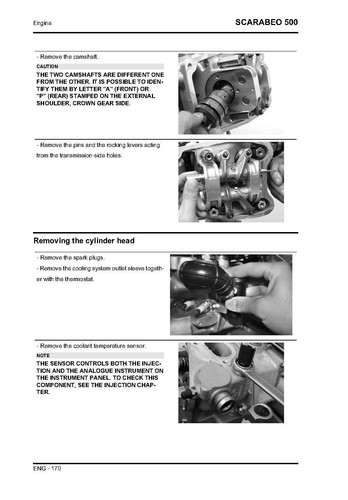 Aprilia Service Workshop Manual 2006 SCARABEO 500 - Picture 5 of 12