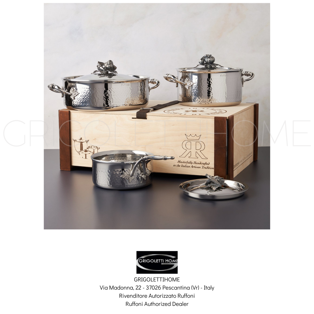 Ruffoni Induction Opus Prima Set Cookware 6 Pieces IN Box Of Wood eBay