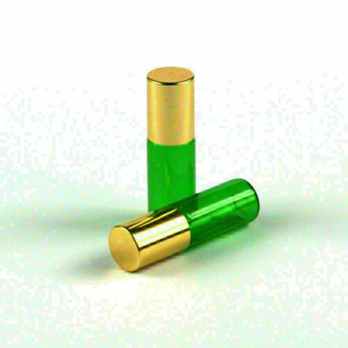1-100X 5ml Empty Glass Roll on Bottles Perfume Oils Metal or Glass Roller Ball - Picture 14 of 17