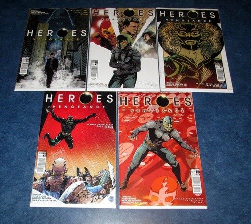 HEROES VENGEANCE #1 2 3 4 5 A Set 1st Print Set RARE TITAN PRELUDE TO REBORN NBC