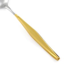 Unknown Manufacturer UNF617 Stainless Gold Plated Handle CHOICE Flatware
