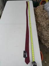 Hugo Boss Tie 6cm Soft Bnwt Dark Red Fashion RRP £99