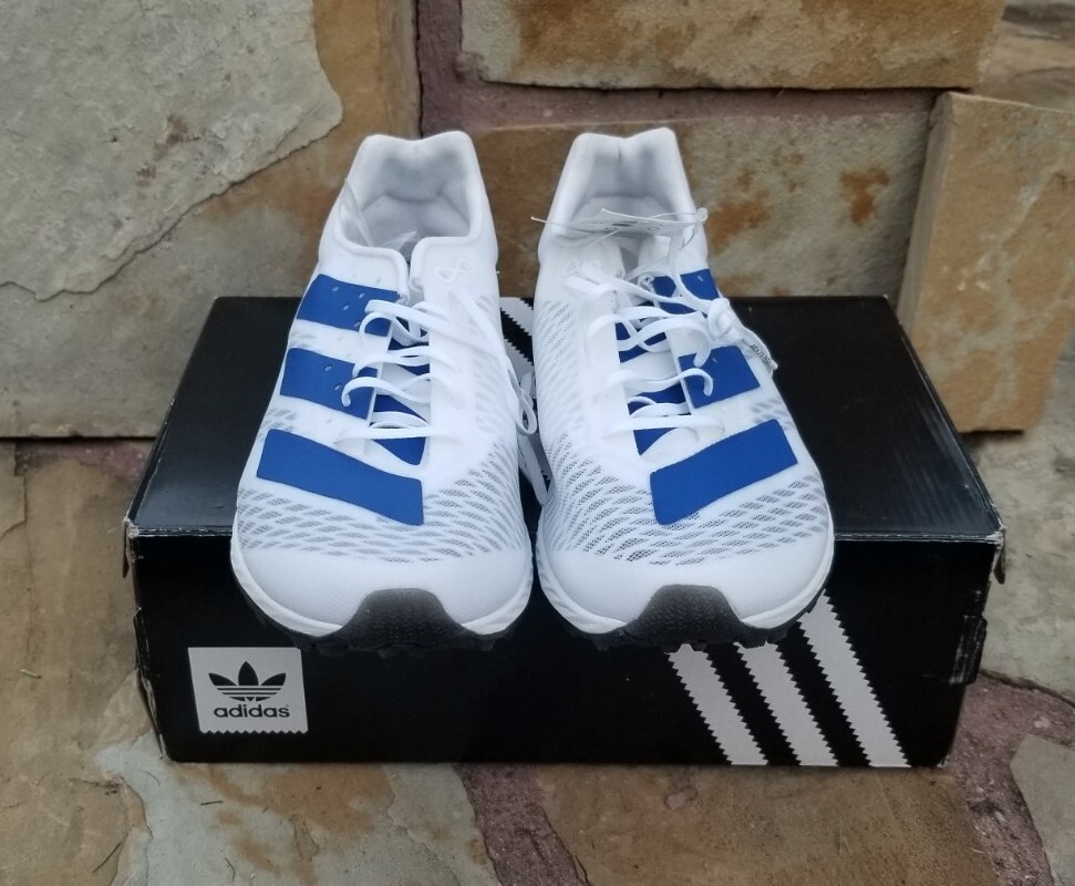 Adidas ADIZERO XC SPRINT Men's Track Shoes Spikes White Blue EG8456 | eBay