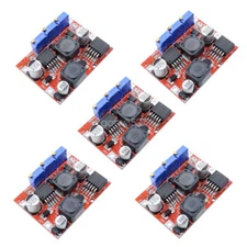 5 Pieces Boost- Buck Converter DC-DC Step Up Down Voltage Module LM2577S LM2596S
