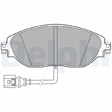 Satz Bremsbeläge Bremsklötze vorne für Seat Tarraco KN2 id83478