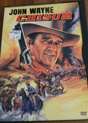 John Wayne Chisum DVD Western Movie Tall/DVD Case Classic Film