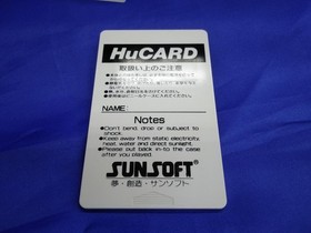 Sunsoft Batman PC Engine Hu Card Software Game