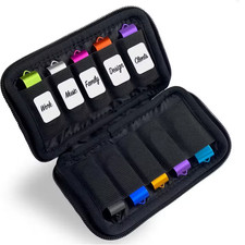 Electronic Accessories Organizer USB Flash Drive Storage Case Thumb Drive Holder