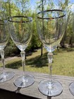 Royal Doulton Oxford Platinum 8 1/2” Water Goblet 121090 Set Of 6 — photo 3