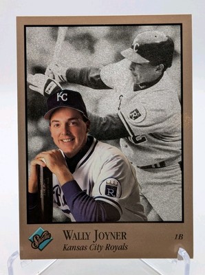 Wally Joyner 1992 Leaf Studio Baseball Card Kansas City Royals 