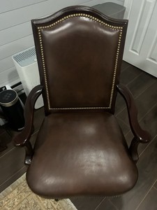 Vintage Hancock and Moore Leather Executive Office Chair in Great Condition