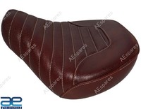 Vorne Seat Solo Braune Farbe Leder FüR Royal Enfield Klassisch 650 ECS