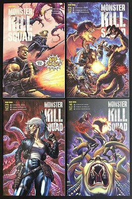 Monster Kill Squad #1-4 Lewis LaRosa Variant Cover Set Bad Idea Comics Dec 2021