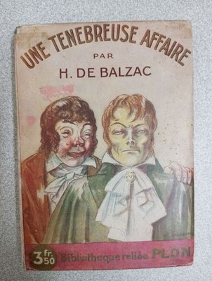 Ein düsteres Geschäft | Balzac | Plon gebundenes Bücherregal | Guter Zustand