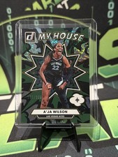 2025 Panini WNBA Donruss A'Ja Wilson Green Fireworks My House Insert Card /399